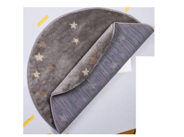 Zdjęcie: Dywan glamour kids 100x100 cm szare gwiazdki INDAVO