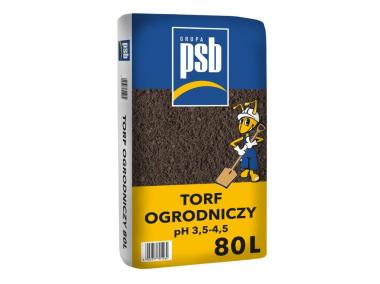 Zdjęcie: Torf ogrodniczy kwaśny pH 3,5-4,5 - 80 L PSB