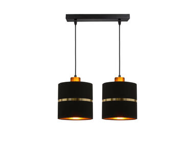 Zdjęcie: Lampa wisząca Assam 2-punktowa czarno-złota CANDELLUX