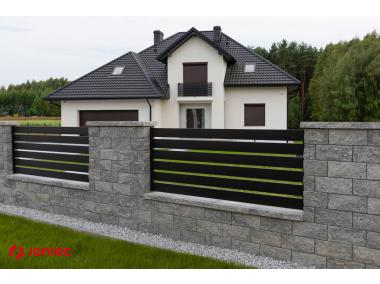 Zdjęcie: Daszek ogrodzenia Gorc Deluxe CPGM onyx JONIEC
