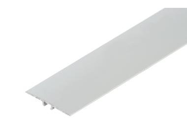 Zdjęcie: Listwa ochronna AL wcisk płaski 35 mm 5w1 klejona L= 1,86 m Srebrny anoda mat CEZAR