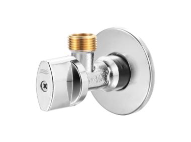 Zdjęcie: Zawór kątowy na zawieszzce 1/2"x 3/8" smart z filtrem DURO