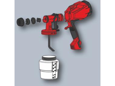 Zdjęcie: Pistolet do farb TC-SY 500 P Spray SYS 4260010 EINHELL