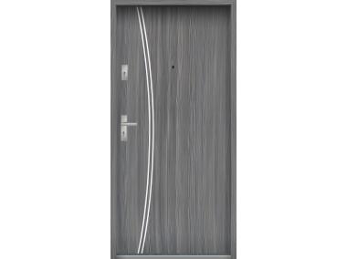 Zdjęcie: Drzwi wejściowe do mieszkań Bastion R-61 Mokka 90 cm prawe OSPŁ KR CENTER