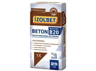 Zdjęcie: Beton B20 mocny 25 kg IZOLBET