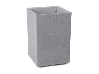 Zdjęcie: Kwietnik Karo 400x400x600 mm deska recycled, szary LAMELA