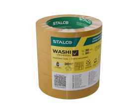 Taśma malarska Washi uniwersalna 3-pak 38 mm x 50 m STALCO