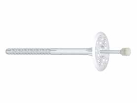 Kołek styropianowy łącznik wbijany z trzpieniem stalowym LFM 10x260 mm  - 100 szt. WKRĘT-MET