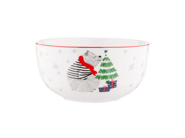 Zdjęcie: Miska Winter friends 13 cm dekorowany niedźwiadek ALTOMDESIGN