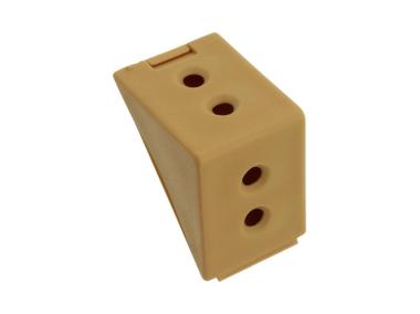 Zdjęcie: Złącze kątowe podwójne buk jasny 12 sztuk METRO