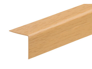 Zdjęcie: Kątownik kształtownik PVC 20x20x1,1 mm - 2,75 m dąb jasny CEZAR