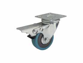 Zestaw jezdny obrotowy z hamulcem 50 mm, 40 kg płyta METRO