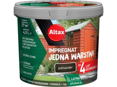 Zdjęcie: Impregnat Jedna warstwa 4 lata, palisander 4,5 L ALTAX