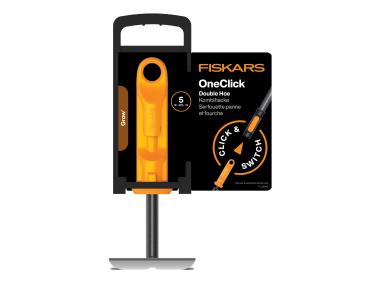 Zdjęcie: Motyczka ogrodowa z widełkami, głowica One Click FISKARS