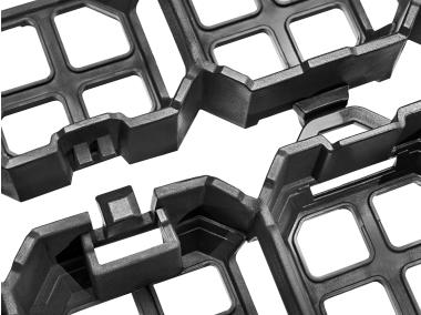 Zdjęcie: Kratka trawnikowa 60x40x4 cm czarna STELLA GREEN