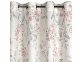 Zasłona gotowa Lila 140x250 cm naturalno-różowa EUROFIRANY