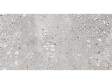 Zdjęcie: Gres szkliwiony Terazzo Grey Matt 60x120 cm Ceramika NETTO