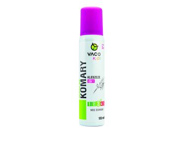 Zdjęcie: Spray na komary, kleszcze i meszki dla dzieci od 3 roku życia, 100 ml Kids VACO