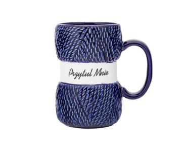 Zdjęcie: Kubek włóczka 400 ml granatowy ALTOM DESIGN