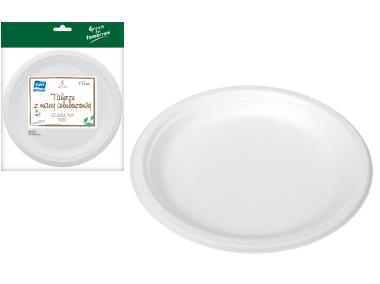 Zdjęcie: Talerze NJB 26 cm z masy celulozowej 6 sztuk Green for Tomorrow SIMPLE SOLUTIONS