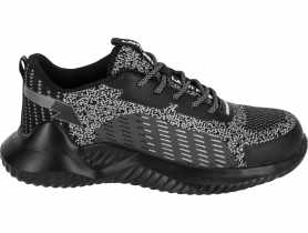 Półbuty z dzianiny szaro-czarne, SB FO, "45", CE, LAHTI PRO