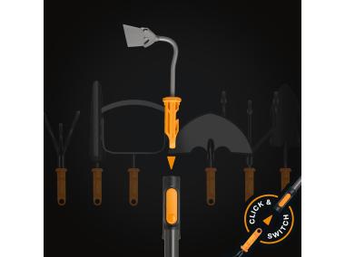 Zdjęcie: Motyka ogrodowa, haczka do chwastów, głowica One Click FISKARS