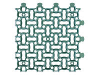 Kratka trawnikowa Garden Puzzle zielona 49,2x49,2x3,9 cm ONDULINE
