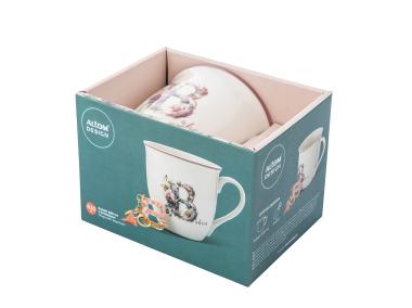 Zdjęcie: Kubek baryłka duża z wywiniętym rantem 630 ml z brelokiem dekoracja Babcia 1 ALTOM DESIGN