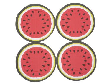Zdjęcie: Komplet serwetek papierowych Tropicana średnica 32 cm dekoracja arbuz ALTOM DESIGN