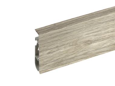 Zdjęcie: Listwa przypodłogowa PVC Hi Line Prestige 2,2x7,5 cm 2,50 m Dąb Toskania Mat CEZAR