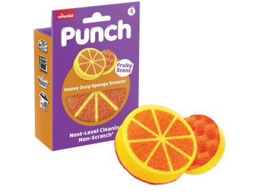 Zdjęcie: Zmywak Vileda Punch mocny, pomarańcza VILEDA