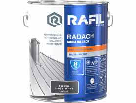 Farba na dach Radach szary grafit RAL7024 10L RAFIL