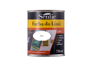 Zdjęcie: Farba do linii 750 ml biała SENTIC