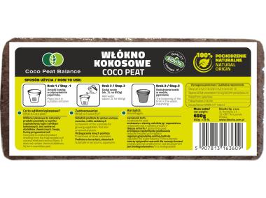 Zdjęcie: Włókno kokosowe COCO peat brykiet 650g 8-9L BIOVITA