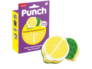 Zdjęcie: Zmywak elastyczny Vileda Punch, cytryna VILEDA