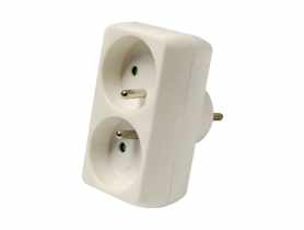 Rozgałęźnik 2x16A, biały P94 DPM SOLID