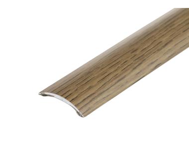 Zdjęcie: Profil progowy owalny klejony aluminium laminat 30 mm 0,9 m dąb CEZAR