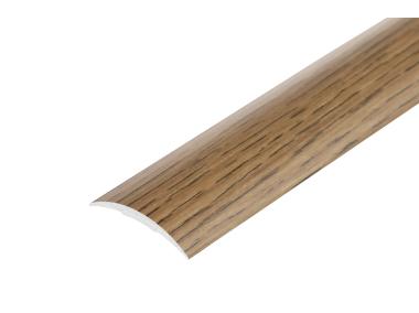 Zdjęcie: Profil progowy owalny klejony aluminium laminat 30 mm 0,9 m dąb CEZAR