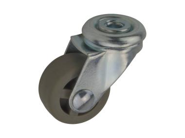 Zdjęcie: Zestaw z kołem gumowym 32 mm, 20 kg otwór mocujący METRO