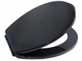 Deska sedesowa Iris czarna BISK