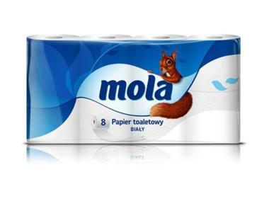 Zdjęcie: Papier toaletowy biały 8 szt. MOLA