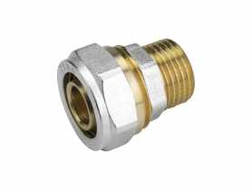 Złączka skręcana PEX 20x1/2 gwint zewnętrzny TYCNER