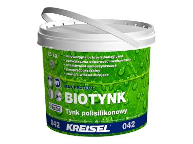 Zdjęcie: Tynk polisilikonowy Biotynk 042 biały 25 kg KREISEL
