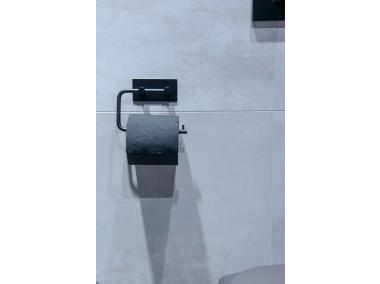 Zdjęcie: Uchwyt na papier toaletowy 14x10,5x2,8 cm czarny AWD INTERIOR