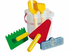 Zestaw budowniczego, wiaderko 6 elementów VOG
