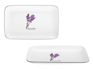 Zdjęcie: Półmisek Prowansja 25 cm z porcelany New Bone 81483 Lavender RAVI