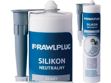 Zdjęcie: Silikon neutralny szary 300ml