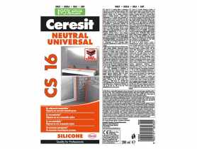 Silikon neutralny CS16 biały 280 ml CERESIT