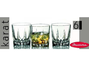 Zdjęcie: Komplet 6 szklanek do whisky Karat 300 ml PASABAHCE