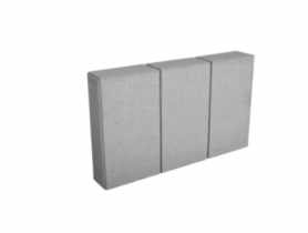 Obrzeże Treo 8x30x50 cm biały POLBRUK